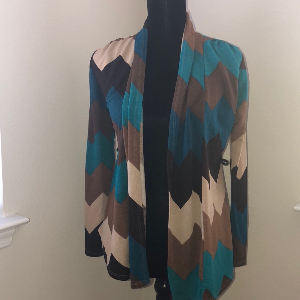 Multi-Colored Fall Cardigan - Picture 7 of 7